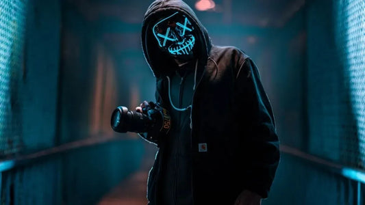 🎃 Máscara LED de Halloween
